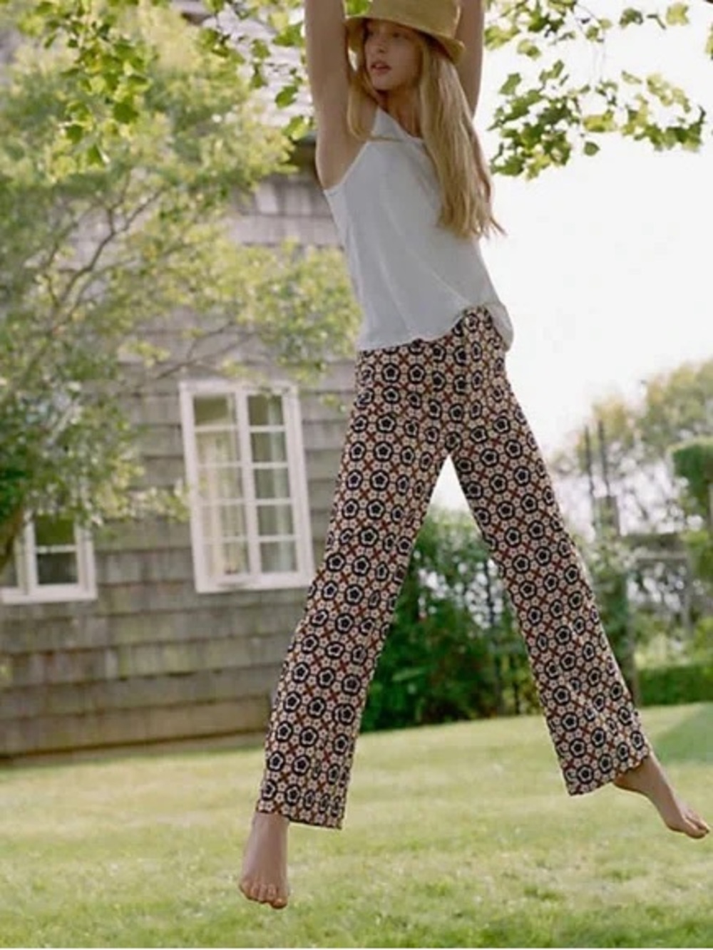 Maeve Anthropologie Colette High Rise Cropped Wide Leg Pants 27